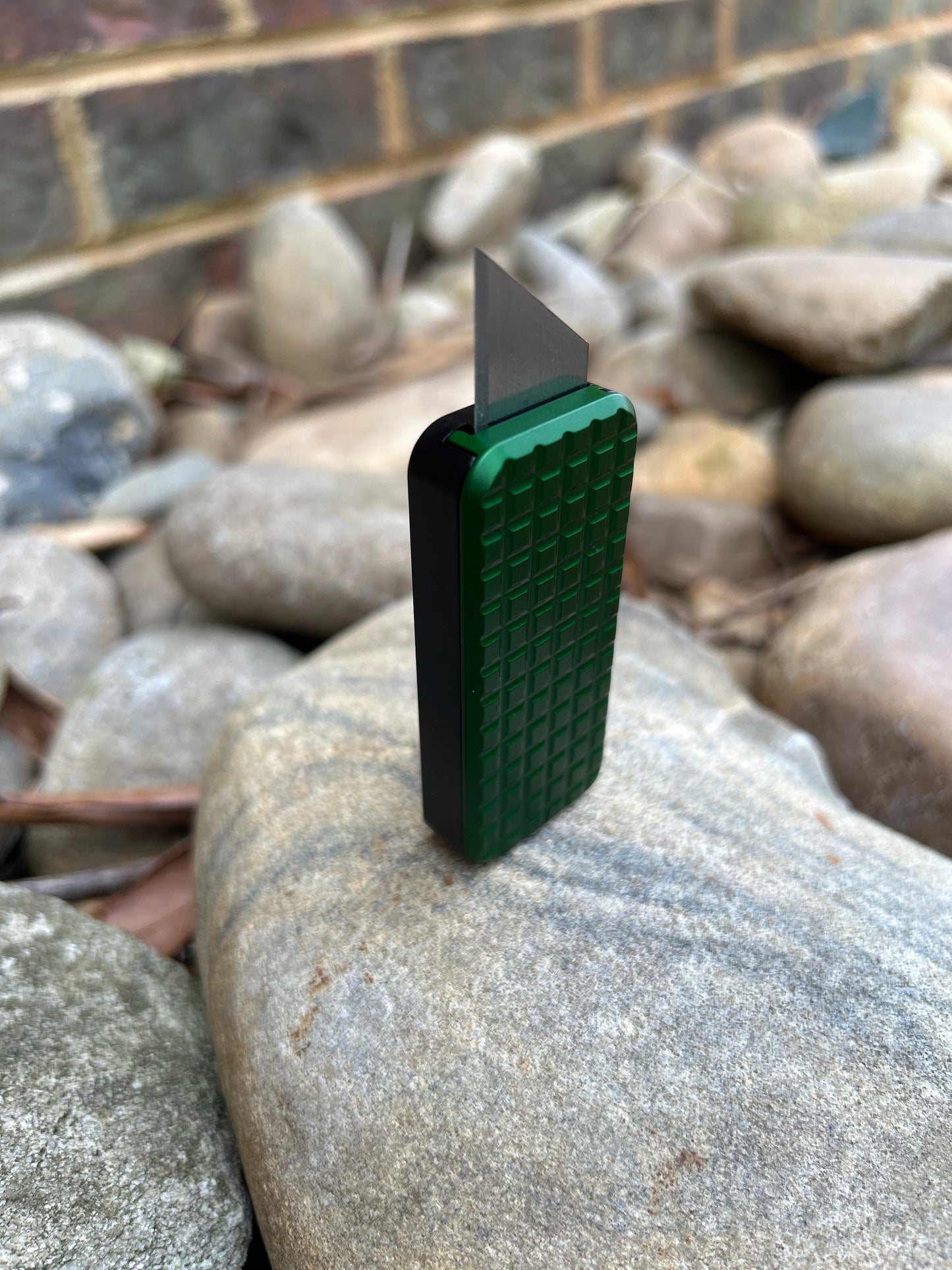 RiveryMFG Zero Green CadLab custom combination utility knife with grenade pattern