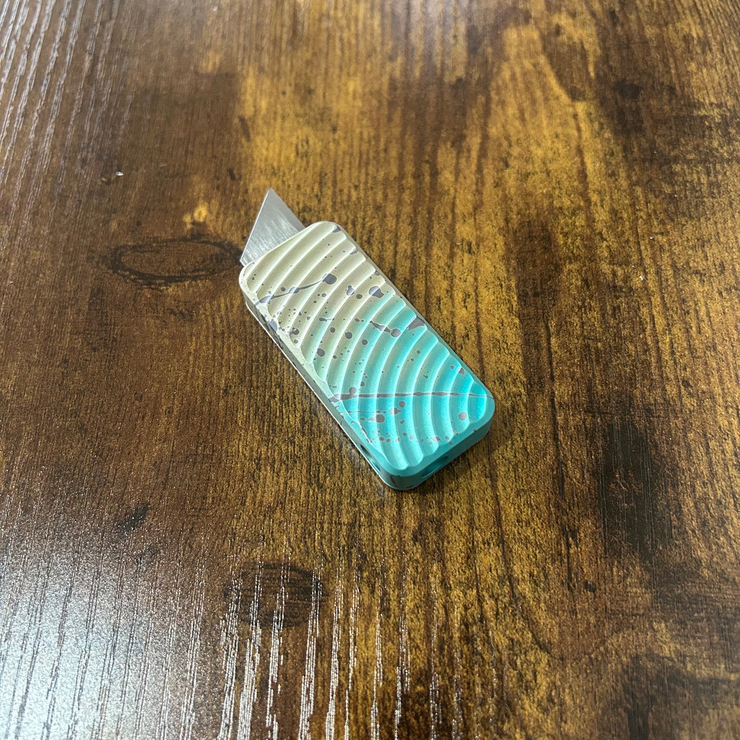 RiveryMFG Zero Multi Color CadLab collaboration utility knife with original pattern