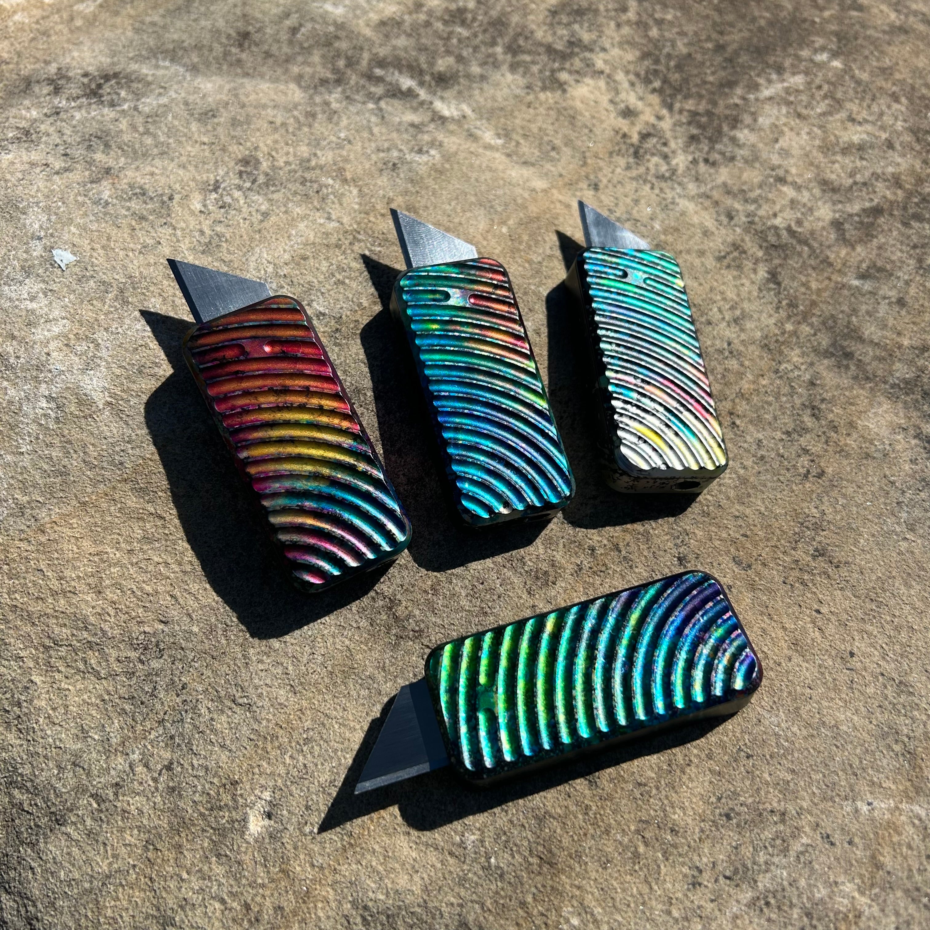 Zero Nebula Pattern-6061 Aluminum with lanyard hole – RiveryMFG