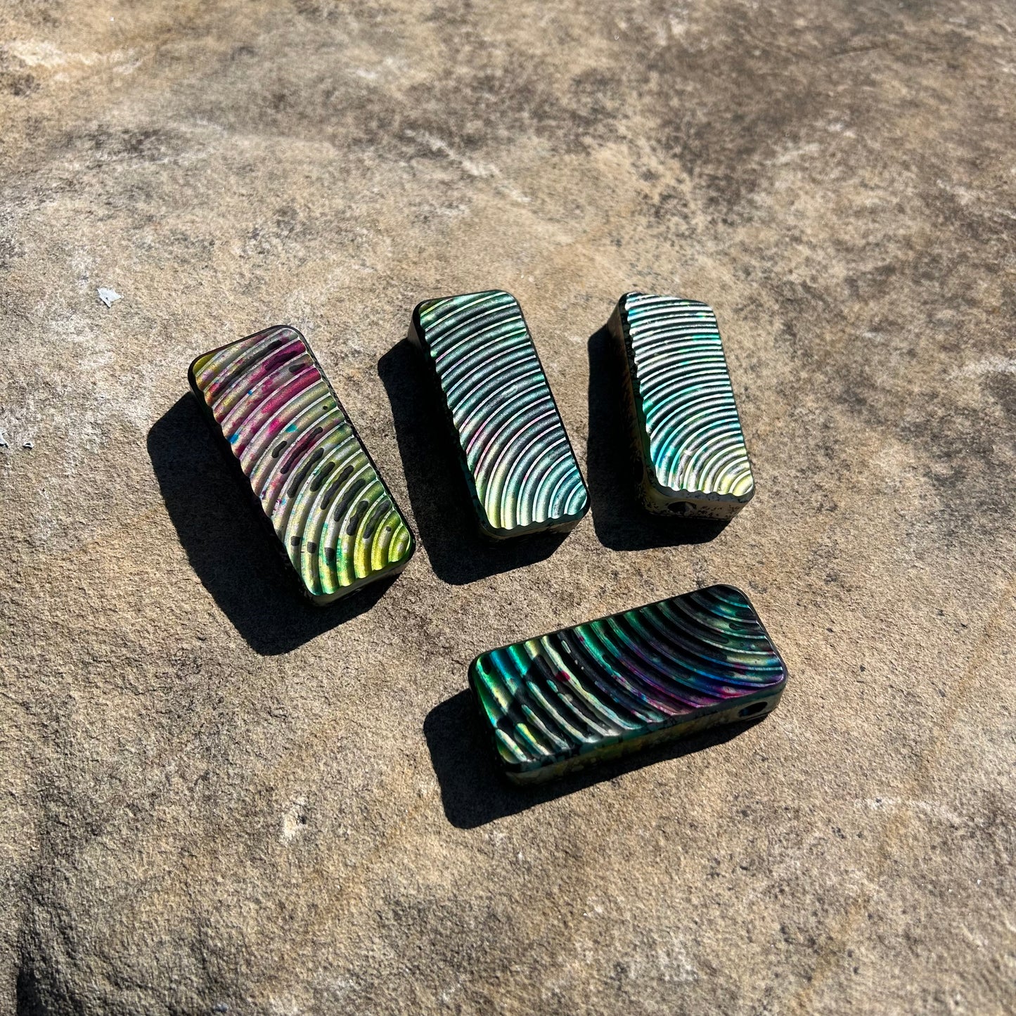 Zero Nebula Pattern-6061 Aluminum with lanyard hole