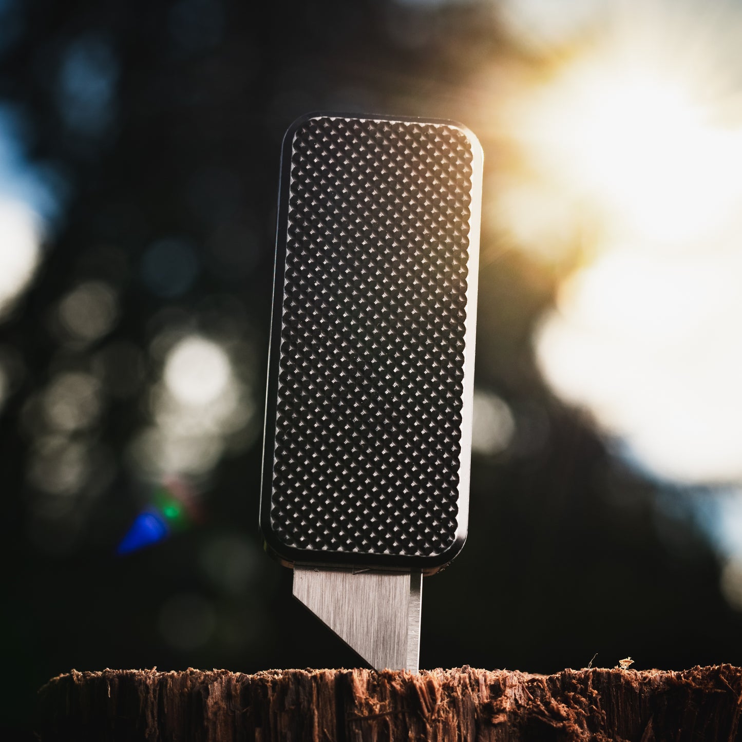 Zero Knurled Pattern-6061 Aluminum with lanyard hole