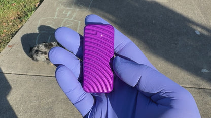 Purple RiveryMFG Zero utility knife.