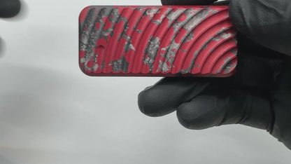 Multicolor RiveryMFG Zero utility knife with custom CadLab color and original pattern