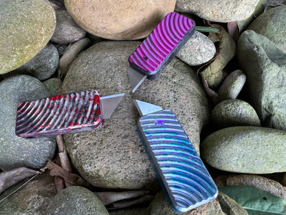 Custom CadLab color RiveryMFG Zero knifes original pattern