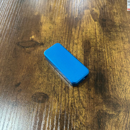 RiveryMFG Zero BLEM Blue CadLab collaboration utility knife with knurl pattern