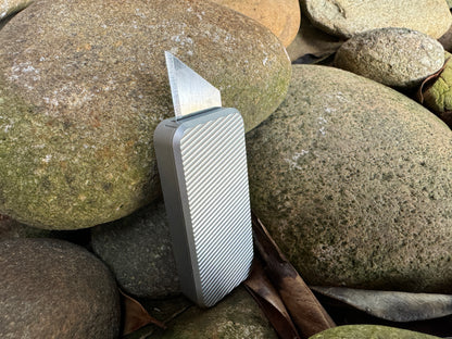 RiveryMFG Zero Custom Combination File Gray Lid and Gray Base Utility Knife