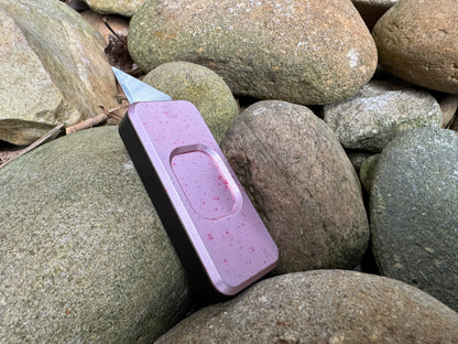 RiveryMFG Zero Custom Combination Smooth Operator Pink Speckled Lid and Black Base