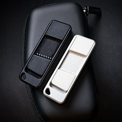 Zero-G Silver and Black Utility Knife