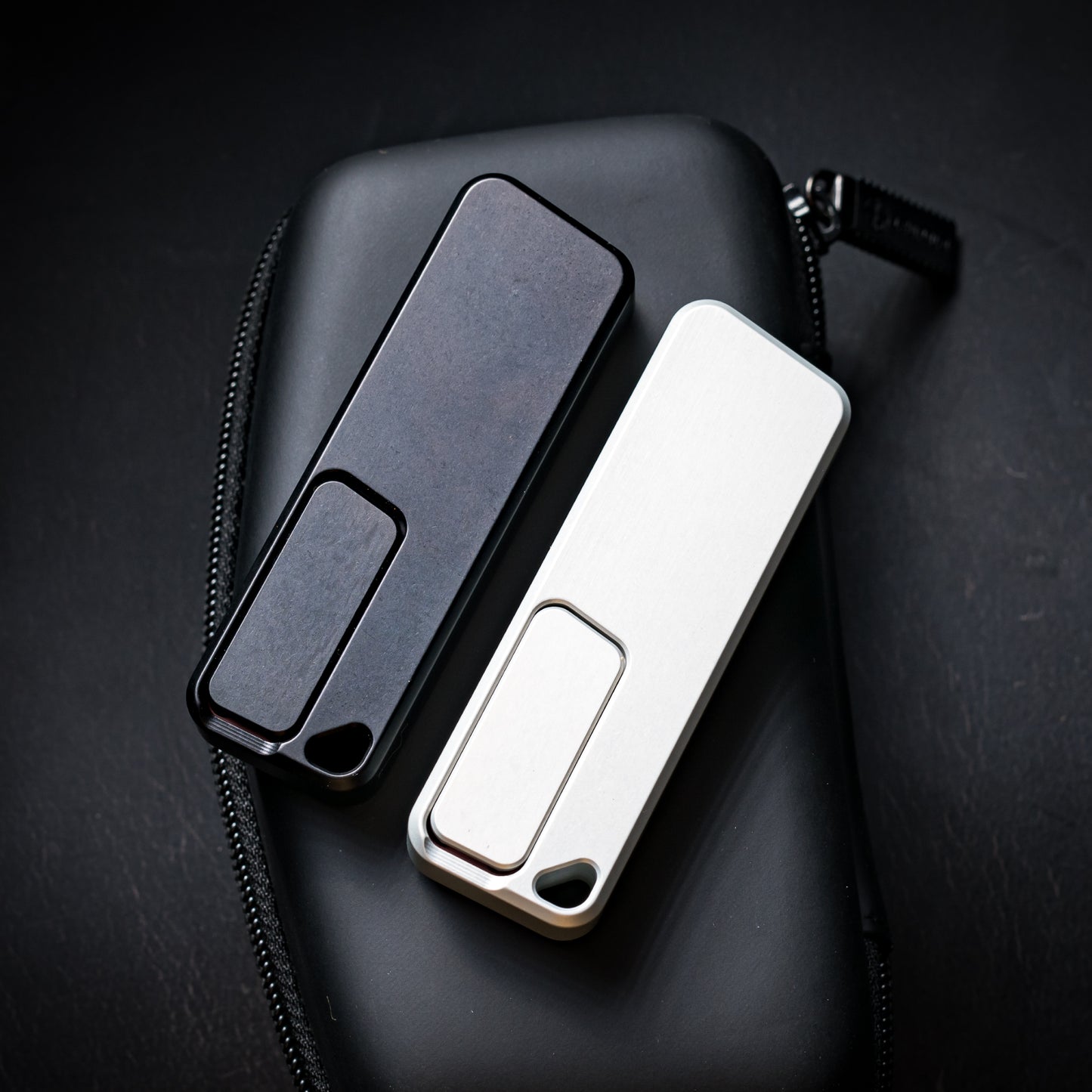 Zero-G Silver and Black Utility Knife