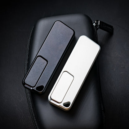Zero-G Silver and Black Utility Knife