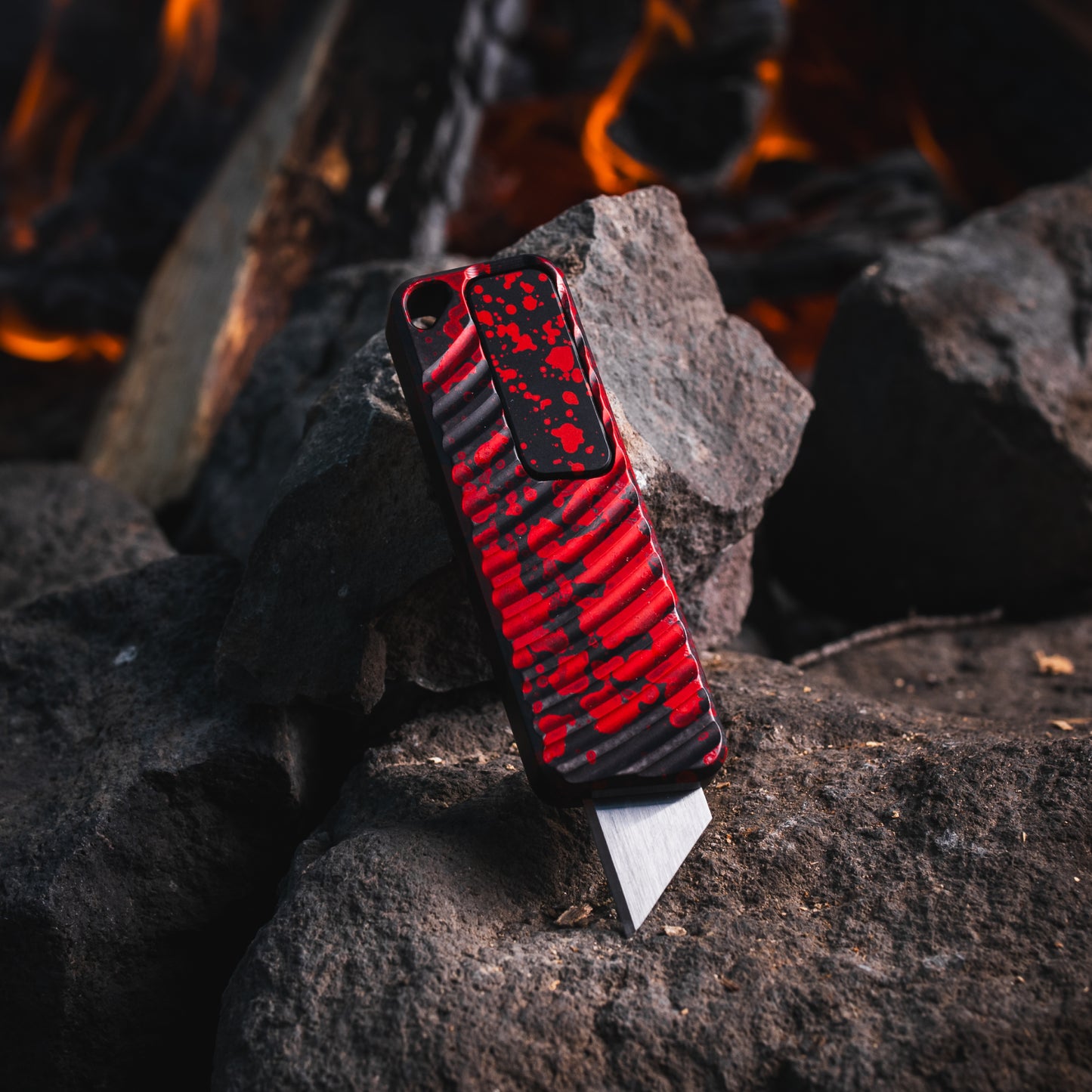 Zero-G Blood Spatter Finish Utility Knife