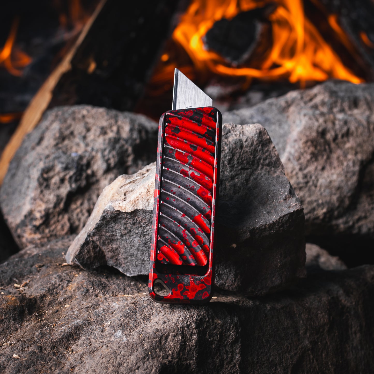 Zero-G Blood Spatter Finish Utility Knife