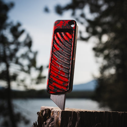 Zero-G Blood Spatter Finish Utility Knife