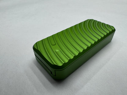 Green RiveryMFG Zero utility knife with custom CadLab color and original pattern