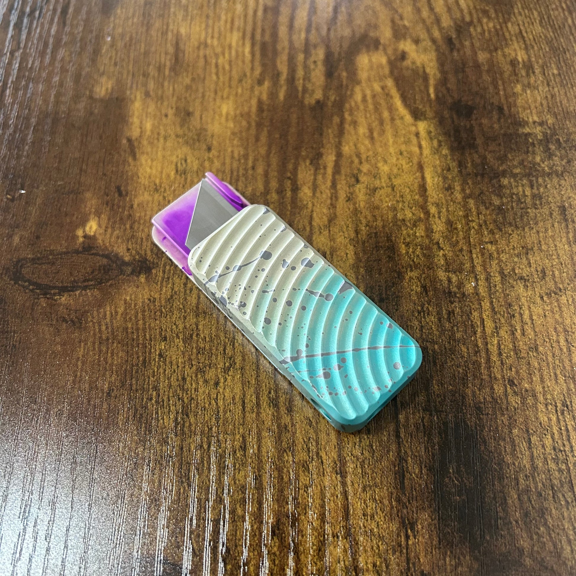 RiveryMFG Zero Multi Color CadLab collaboration utility knife with original pattern