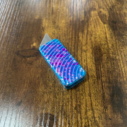 RiveryMFG Zero Multi Color CadLab collaboration utility knife with original pattern