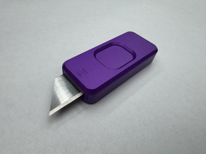 RiveryMFG Zero Purple CadLab Collaboration Utility Knife with Smooth Operator pattern